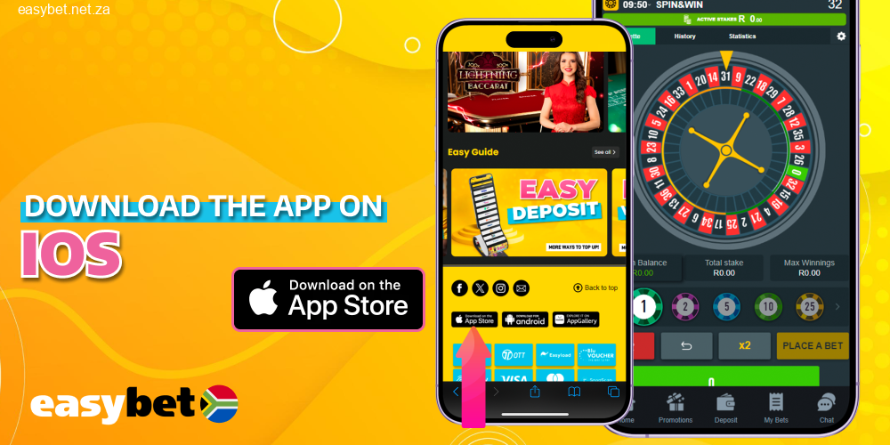 Steps to Download the Easybet App on iOS