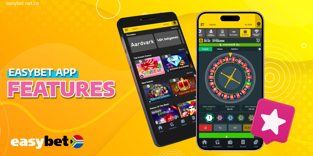 Main Features of the Easybet Mobile App