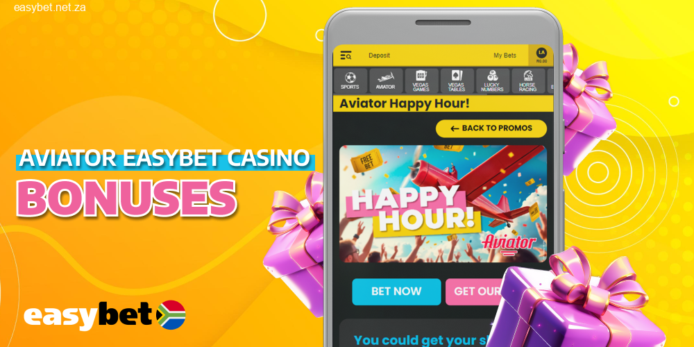 Bonuses available to Easybet Aviator players from South Africa